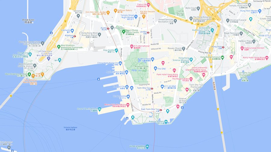 Map of Kowloon