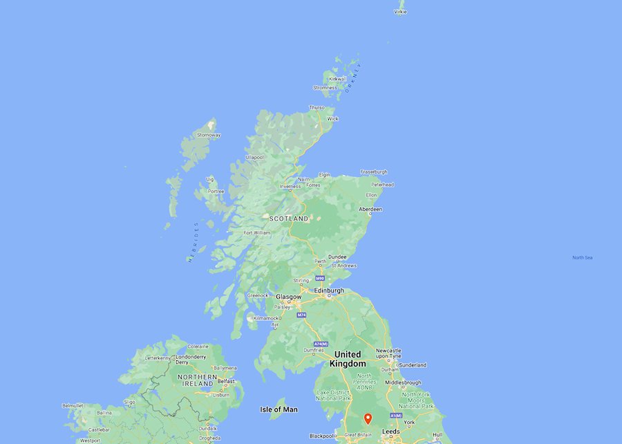 Map of Scotland