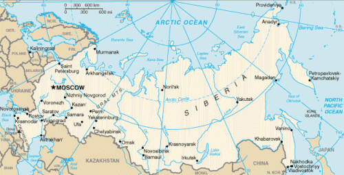 Map of Russia