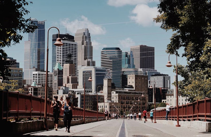 Minneapolis skyline, Minnesota