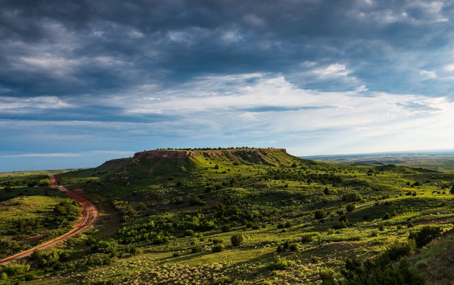 Antelope Hills in Northwest Oklahoma