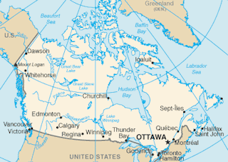 Map of Canada