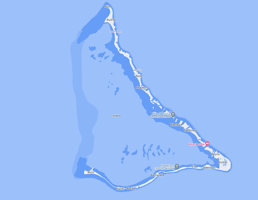 Map of Tarawa