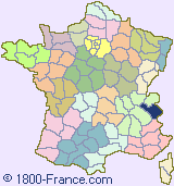 Department map of France showing the location of Savoie.