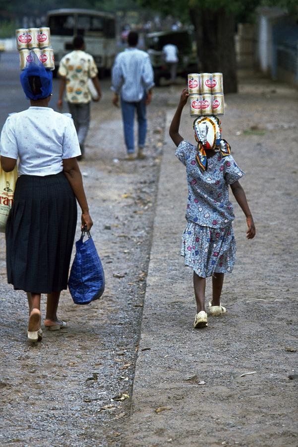 Helping Mum in Mozambique Travel Photography