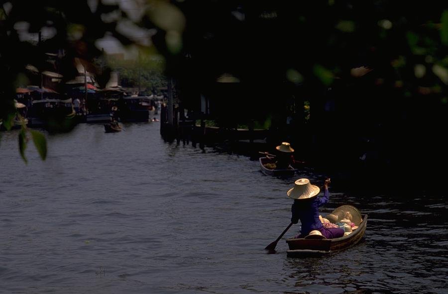 Bangkok Floating Market, Thailand Travel Photography