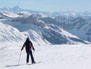 Skiing in Kashmir